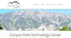 Desktop Screenshot of canyonparkutah.com