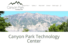 Tablet Screenshot of canyonparkutah.com